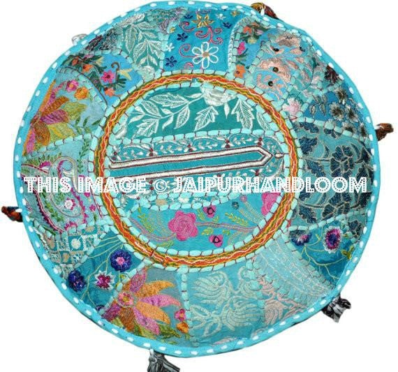 pouffe pouffes-Jaipur Handloom