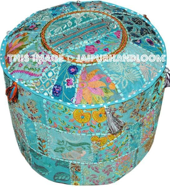 pouffe pouffes-Jaipur Handloom