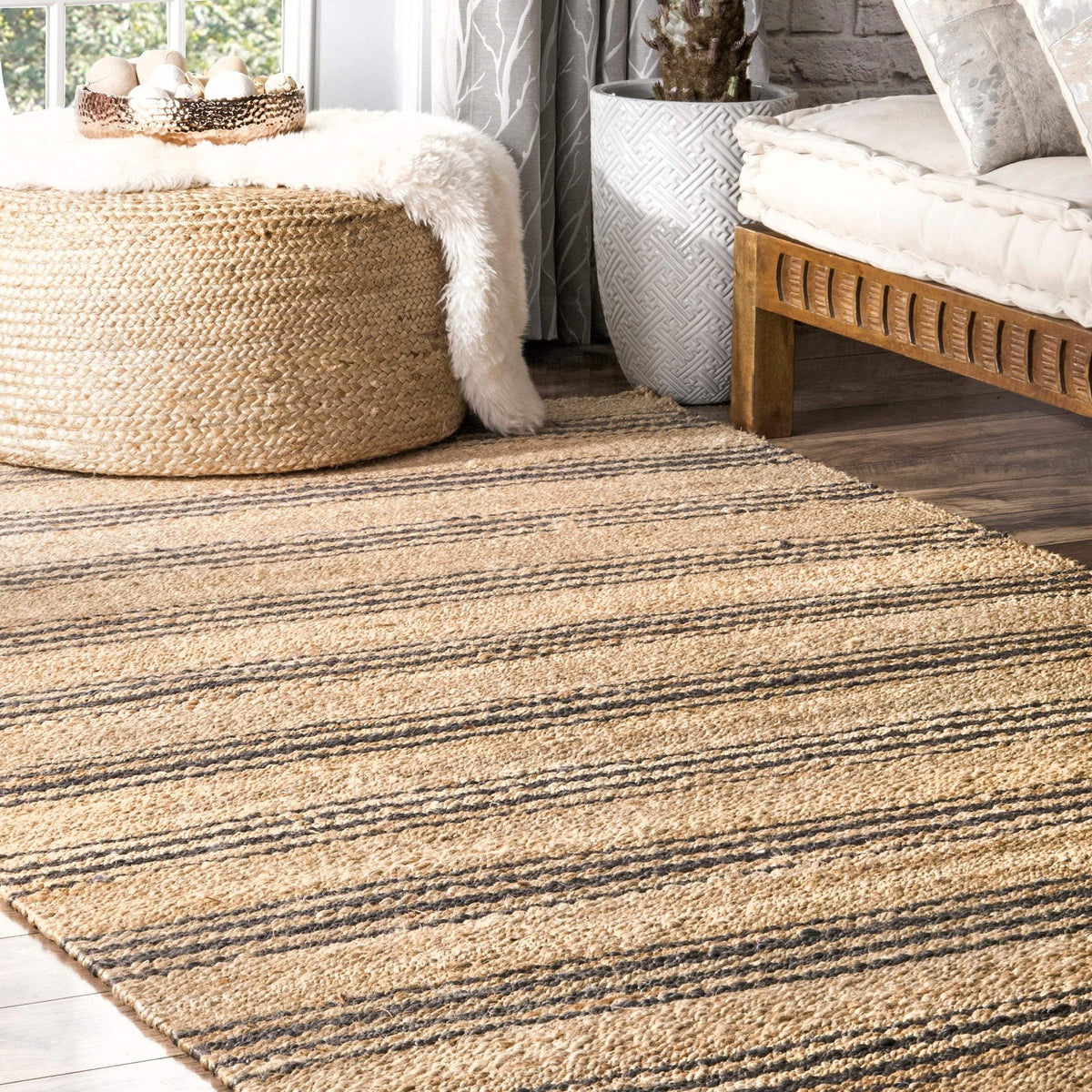premium quality jute area rugs 5'X7', hemp jute rug runner, hemp carpet rug
