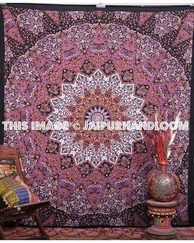 psychedelic dorm room tapestry hippie college room wall hanging-Jaipur Handloom
