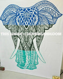 psychedelic elephant tapestry dorm room cute hippie tapestries college room-Jaipur Handloom