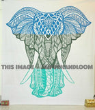 psychedelic elephant tapestry dorm room cute hippie tapestries college room-Jaipur Handloom
