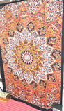 psychedelic indian tapestries wall hanging
