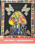 psychedelic tapestry hippie dorm room tapestry college wall hanging-Jaipur Handloom