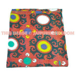 queen kantha quilt in tropicana pattern indian queen bedspread bedsheet queen sofa throw