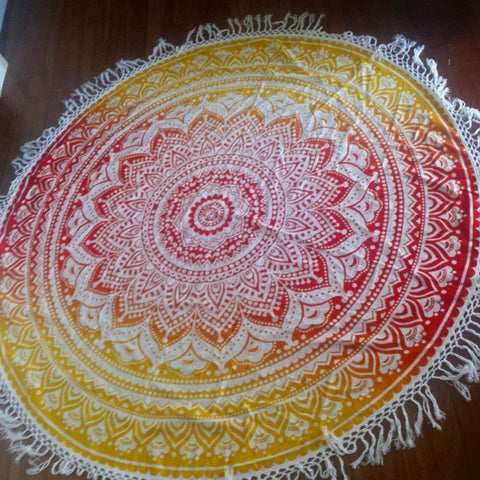 round beach throw-Jaipur Handloom