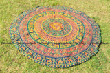 round yoga mats wholesale mandala beach towels dorm room tapestry-Jaipur Handloom