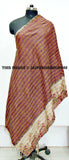 set of 10 sari kantha Scarf Quilted reversible Indian Stole Silk Sari Scarves