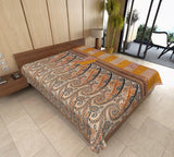 Shop online fair trade kantha throw on sale Vintage sari kantha blanket-Jaipur Handloom