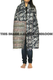 silk kantha scarf - Lily-Jaipur Handloom