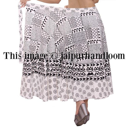 summer skirts for women hippie party dress stylish rapron skirts-Jaipur Handloom