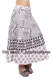 summer skirts for women hippie party dress stylish rapron skirts-Jaipur Handloom