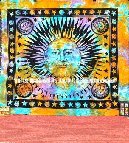sun and moon tapestry-Jaipur Handloom