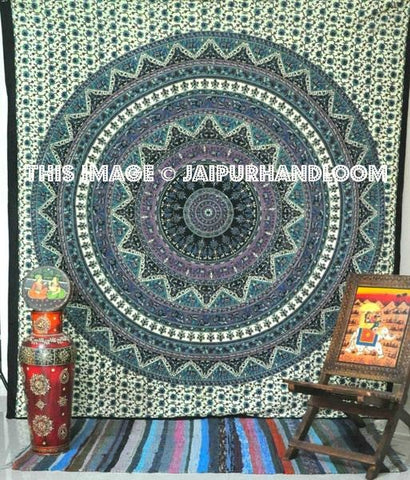 sun & moon tapestries bohemian dorm room wall tapestry poster-Jaipur Handloom