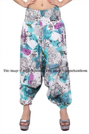 thai fisherman pants 2 in 1 party dress wide leg palazzo pants-Jaipur Handloom