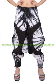 tie dye harem pants mens yoga pants unisex yoga trousers-Jaipur Handloom