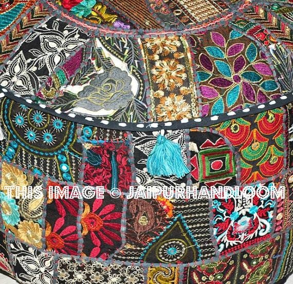 traditional indian poufs-Jaipur Handloom
