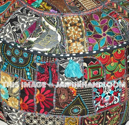 traditional indian poufs-Jaipur Handloom