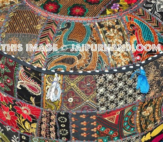 traditional indian poufs-Jaipur Handloom