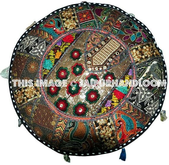 traditional indian poufs-Jaipur Handloom