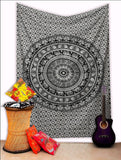 twin cotton blanket bedspread indian mandala tapestry for college room-Jaipur Handloom
