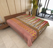 Twin Kantha Bedding Bohemian Vintage Kantha Bedspread Blanket-Jaipur Handloom