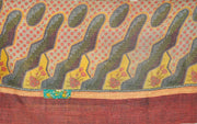 cotton sari kantha quilt blanket