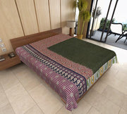 vintage kantha quilt wholesale kantha throw blankets fair trade india-Jaipur Handloom