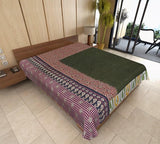 vintage kantha quilt wholesale kantha throw blankets fair trade india-Jaipur Handloom
