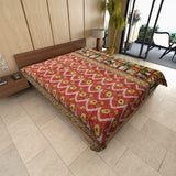 vintage kantha quilts bedspread bohemian vintage indian quilts on sale-Jaipur Handloom