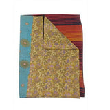Vintage Kantha Throw Indian Handmade Kantha Quilt Bedspread-Jaipur Handloom