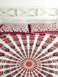wall tapestry - Goddess Mandala Tapestry-Jaipur Handloom