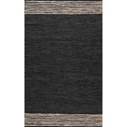 black jute rug for living area 6X8, seagrass carpet rug, jute area rug 4X6
