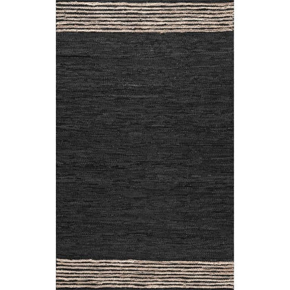 black jute rug for living area 6X8, seagrass carpet rug, jute area rug 4X6
