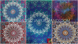 wholesale Indian tapestries wall hangings - 5 pcs lot - Mandala Throws-Jaipur Handloom