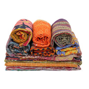wholesale kantha quilt - set of 5 pcs indian kantha quilt vintage throw-Jaipur Handloom