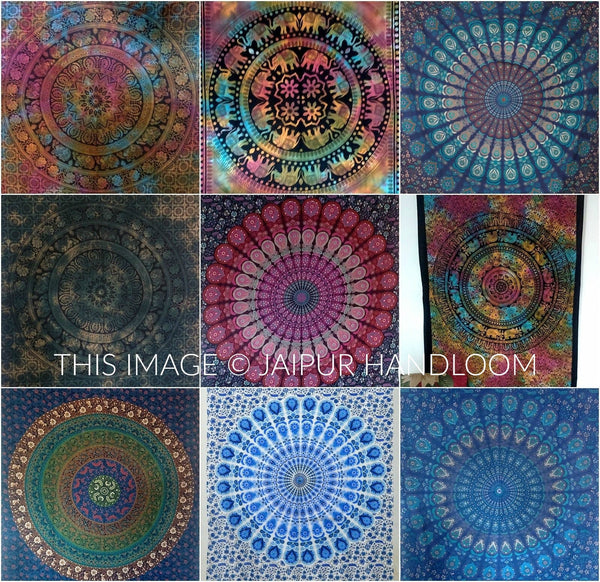 wholesale tapestries hippie - 5 pcs lot - Twin Size-Jaipur Handloom