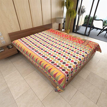 wholesale vintage sari kantha throw bohemian decorative curtains-Jaipur Handloom