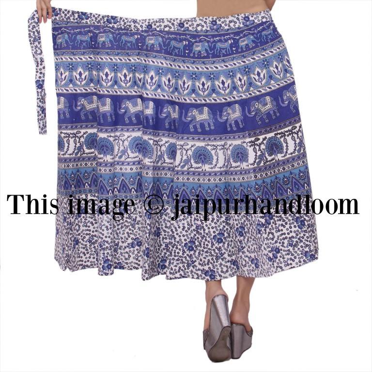 women rapron skirts beach dress Summer Clothing Long Rapron-Jaipur Handloom