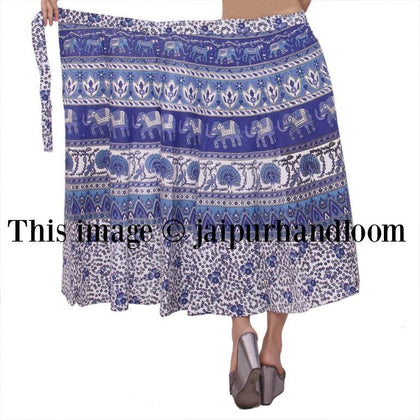 women rapron skirts beach dress Summer Clothing Long Rapron-Jaipur Handloom