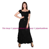 women's long maxi dress cute casual girls dresses long dresses for women wedding gown-Jaipur Handloom